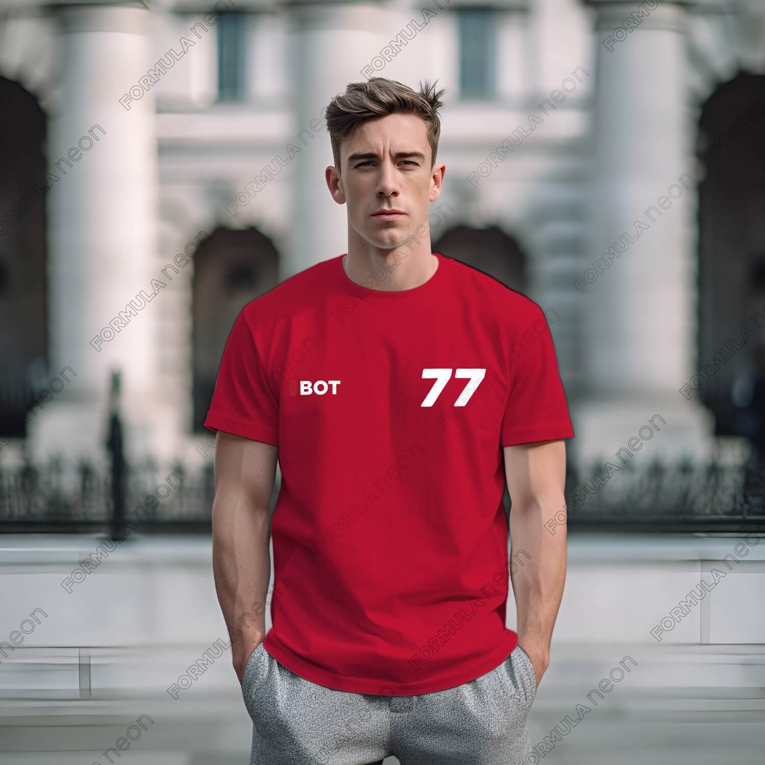 bot-tee-white-d4_||_Red